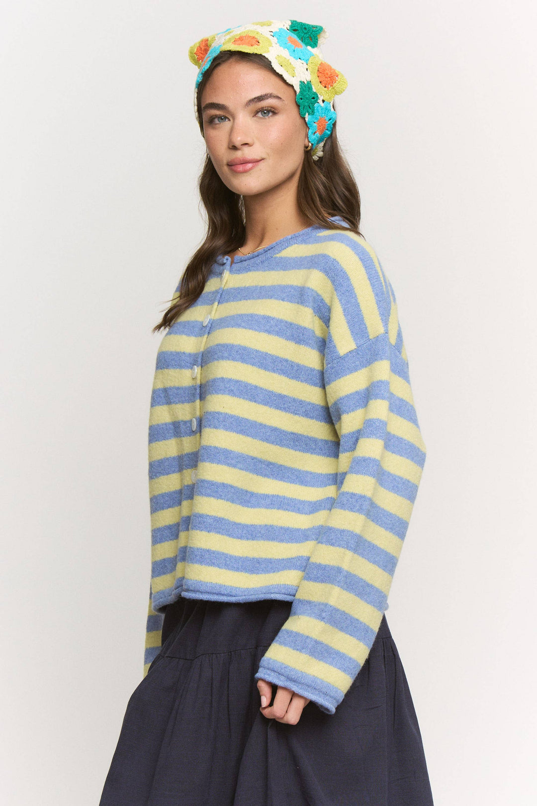 Blue Lemon Drop Cardigan