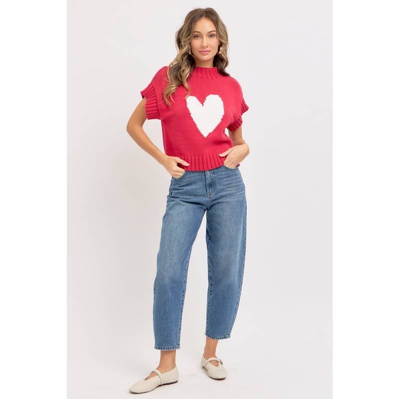 Valentine Mock Neck Sweater