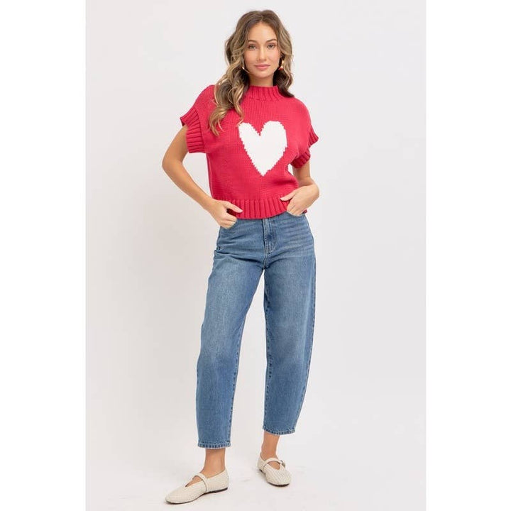 Valentine Mock Neck Sweater
