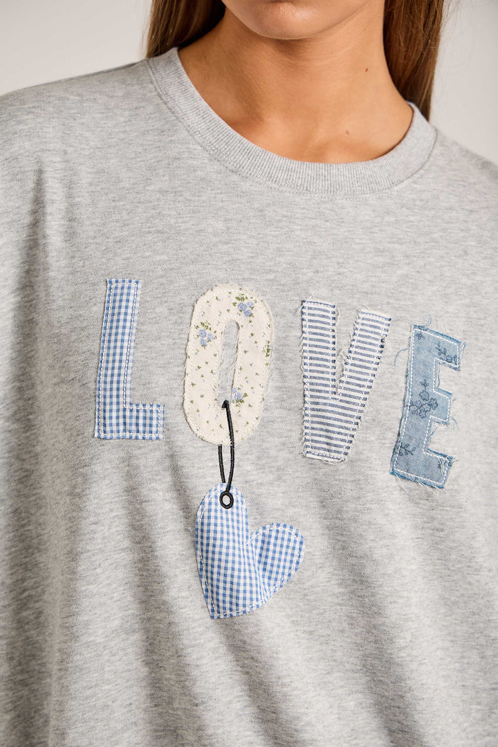 Love Patch Sweatshirt - Baycreek & Co