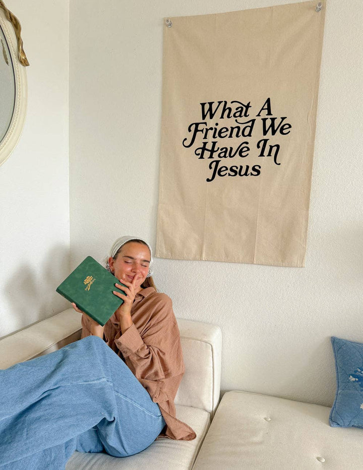 What a Friend in Jesus Tapestry - Baycreek & Co