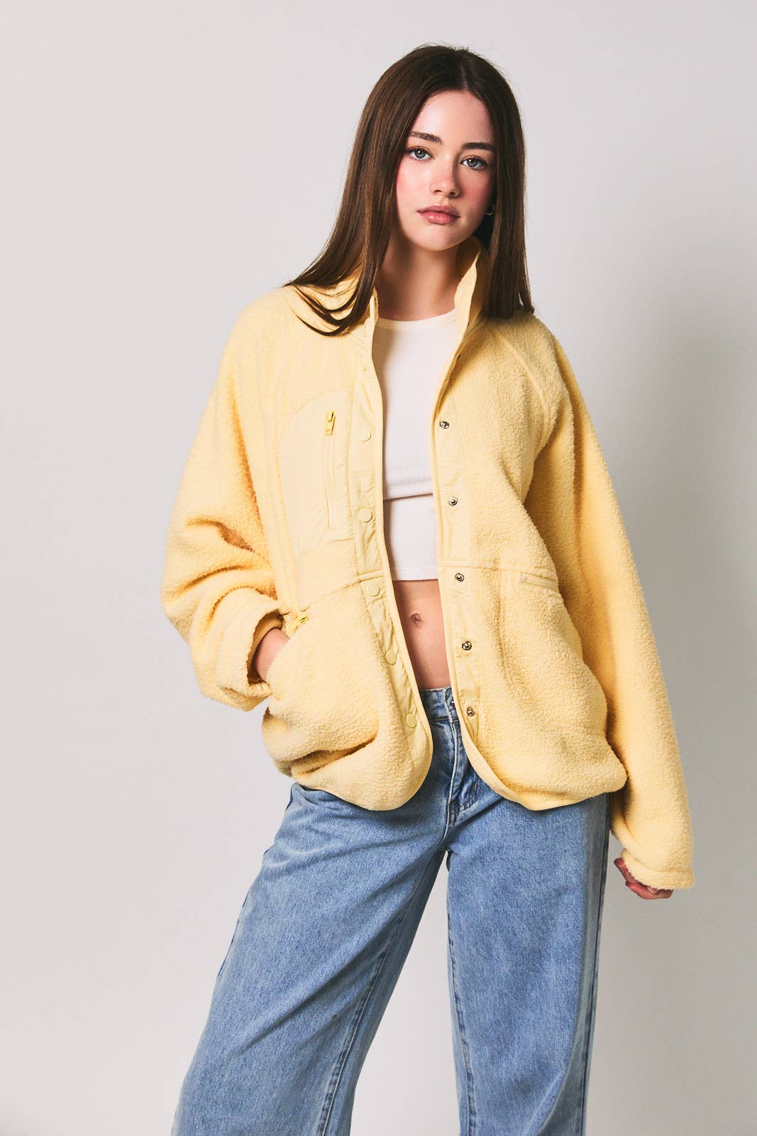 Buttercream Fleece Jacket