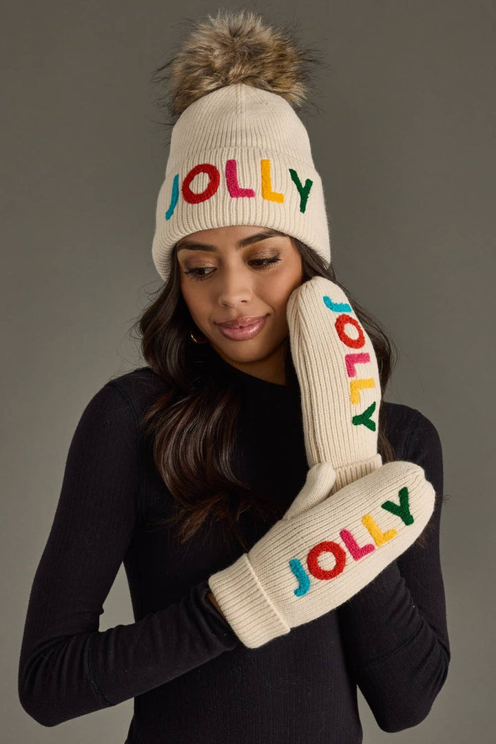 Jolly Knit Pom Hat