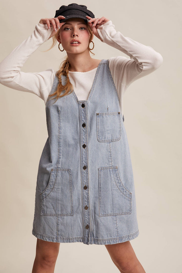 Railroad Days Denim Dress