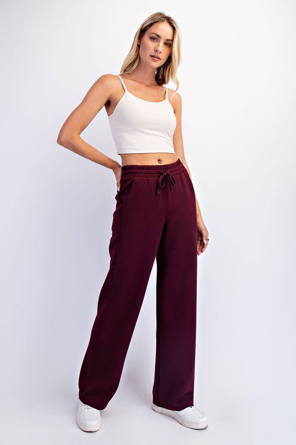 Ease Scuba Pant – Wine