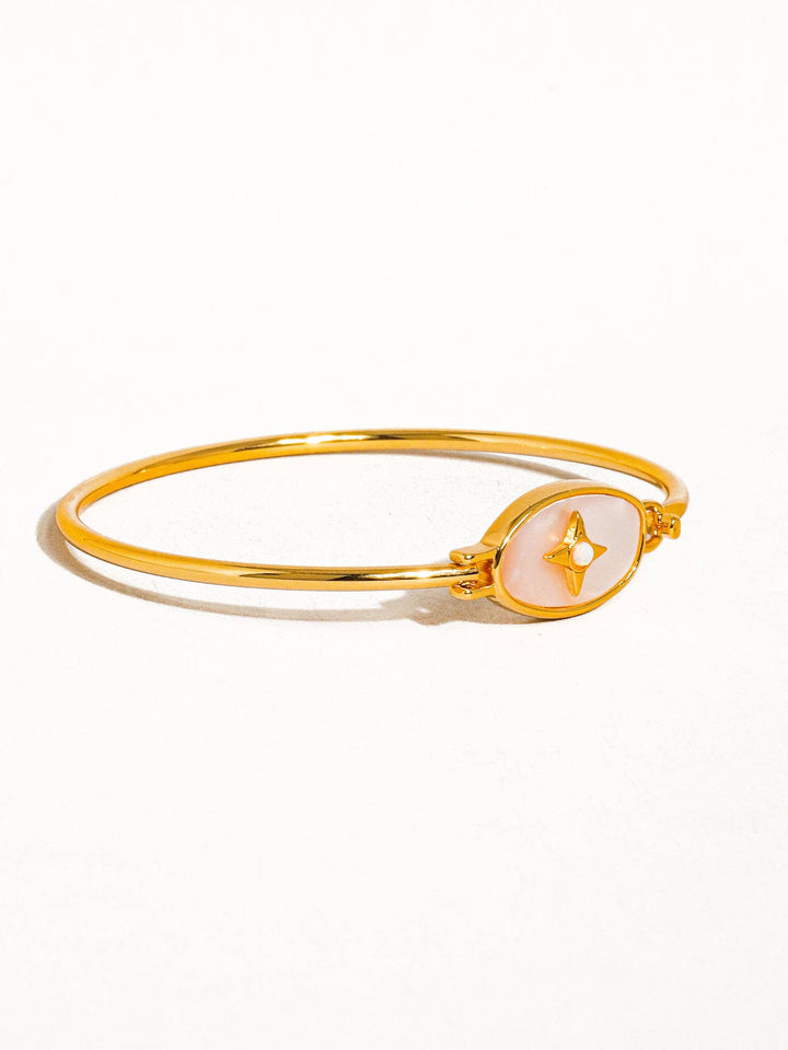Opal Star Shell Bangle