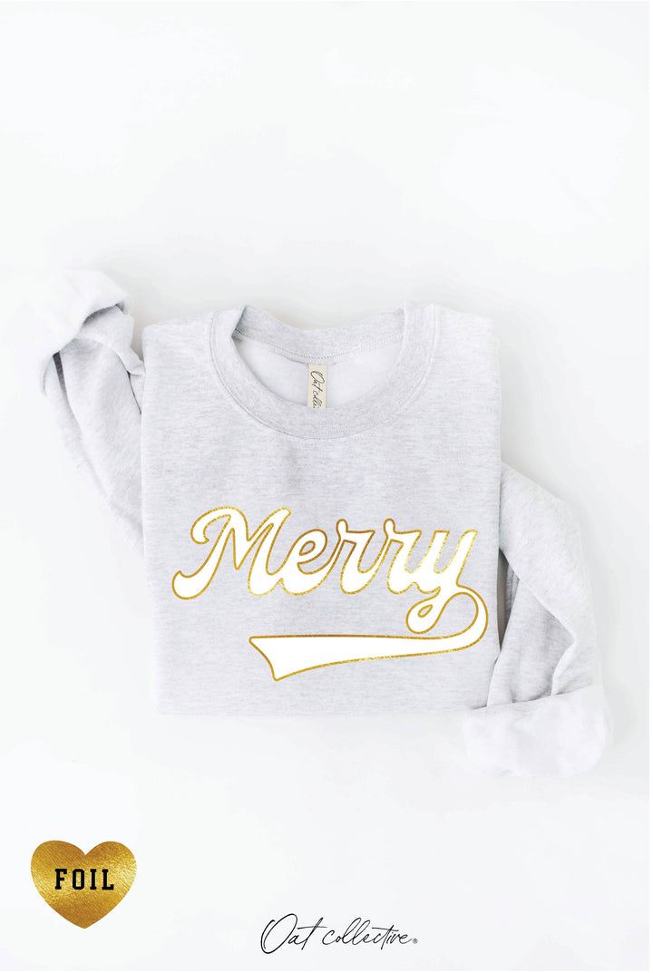 Merry Foil Sweatshirt
