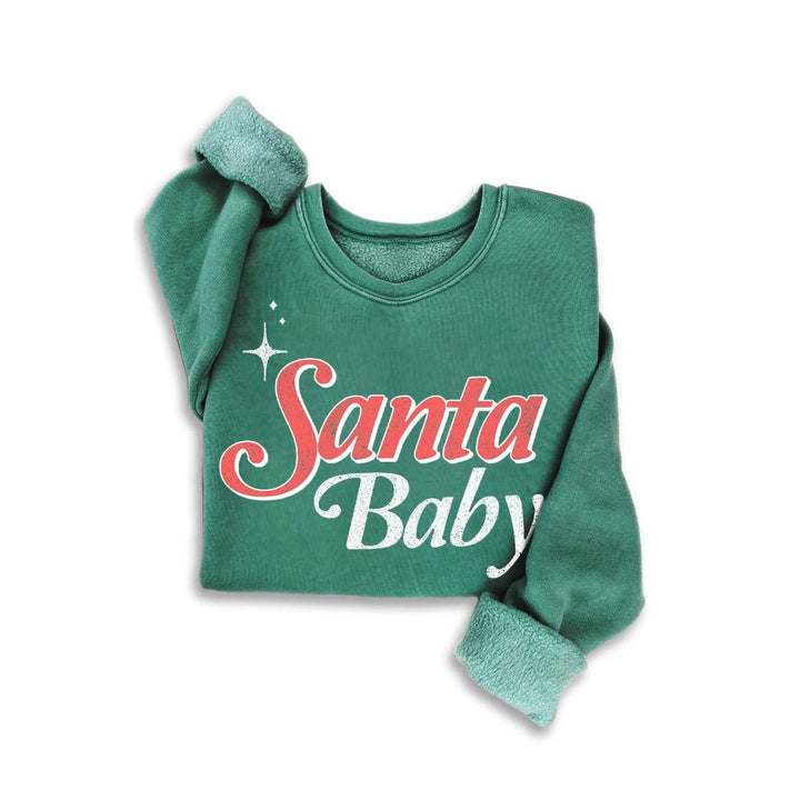 Santa Baby Mineral Crewneck