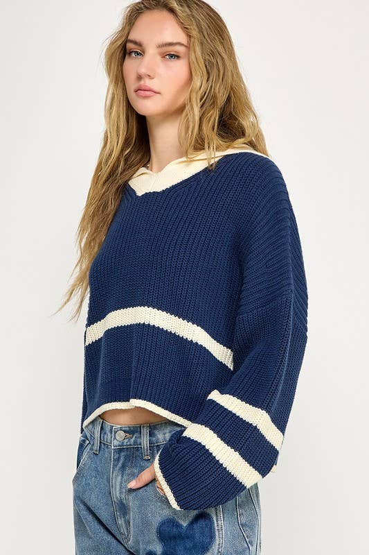 Sailor Collar Sweater