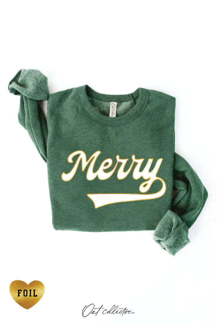 Merry Foil Sweatshirt