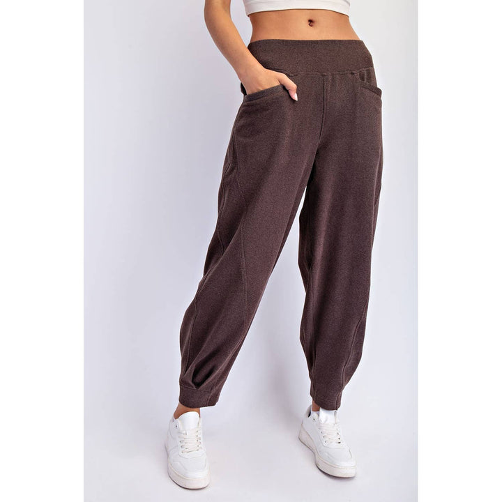 Ease Rib Cocoon Pant – Espresso