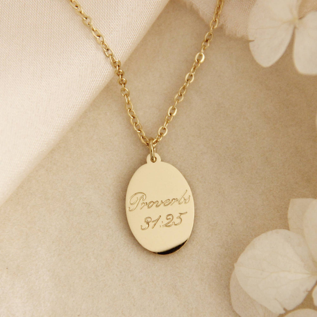 Proverbs 31:25 Necklace
