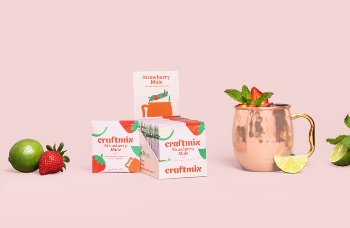 Strawberry Mule Cocktail/Mocktail Mixer