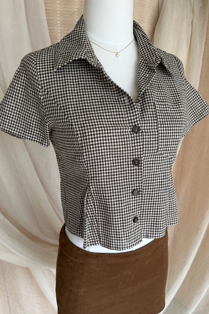 Marlowe Gingham Top - Baycreek & Co