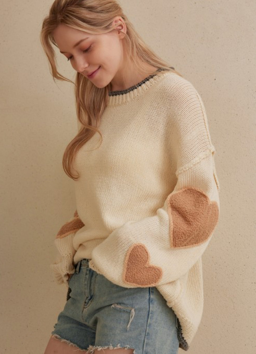 Sweetheart Sleeve Sweater