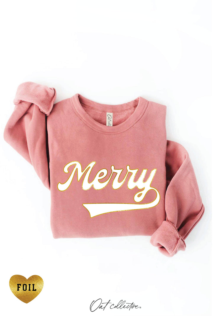 Merry Foil Sweatshirt