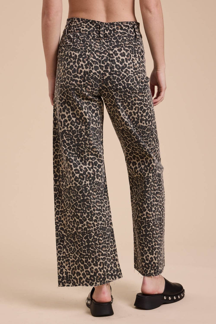 Leopard Print Jeans