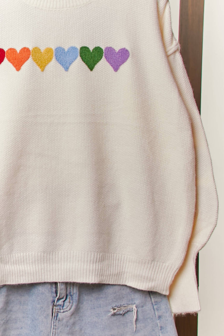 Hearts in Color Sweater