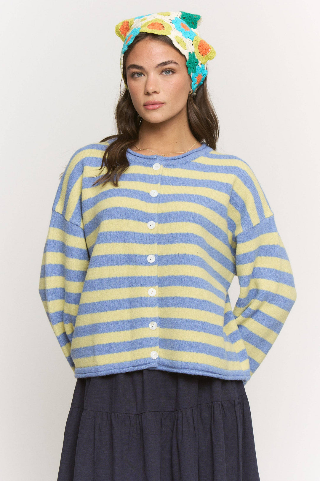 Blue Lemon Drop Cardigan