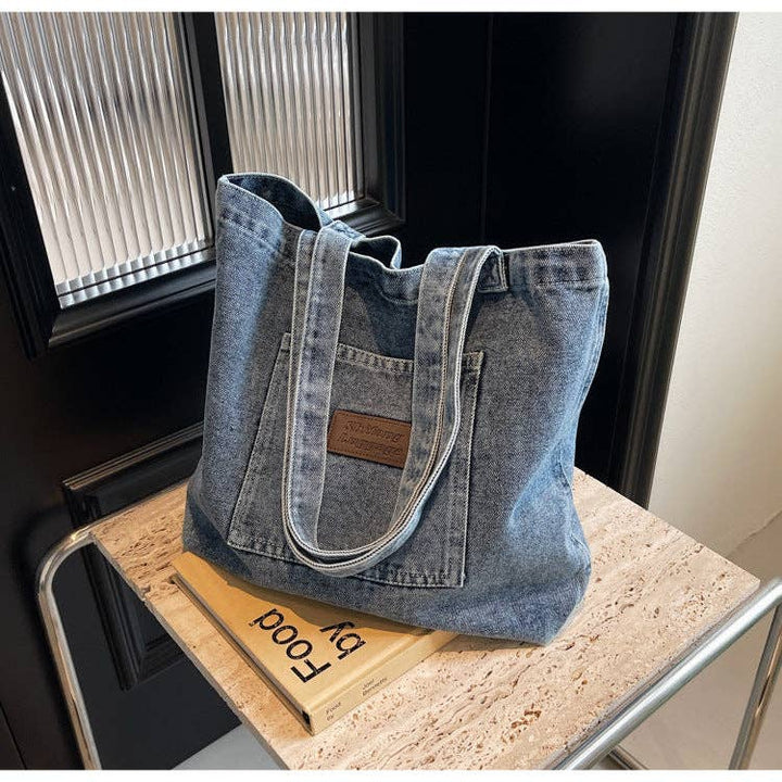 2+ Washed Pocket Demin Shoulder Bags DPB0317 - Baycreek & Co