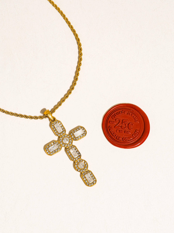 Belrose CZ Cross Pendant