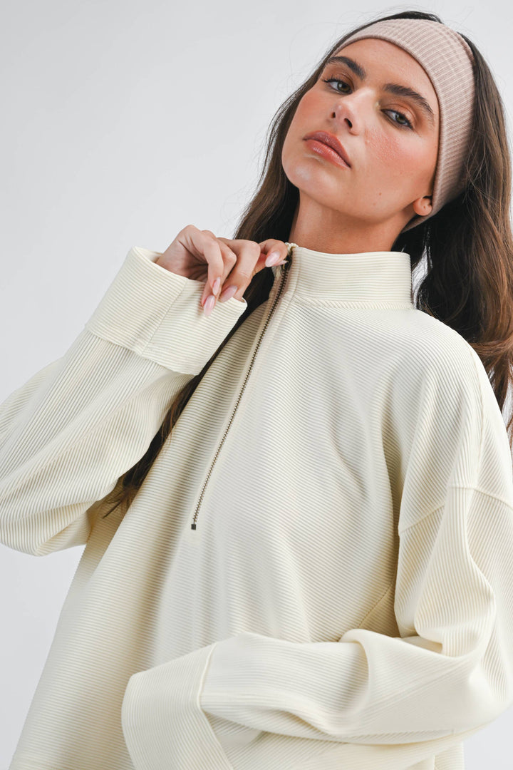 Olivia Half Zip Pullover - Baycreek & Co