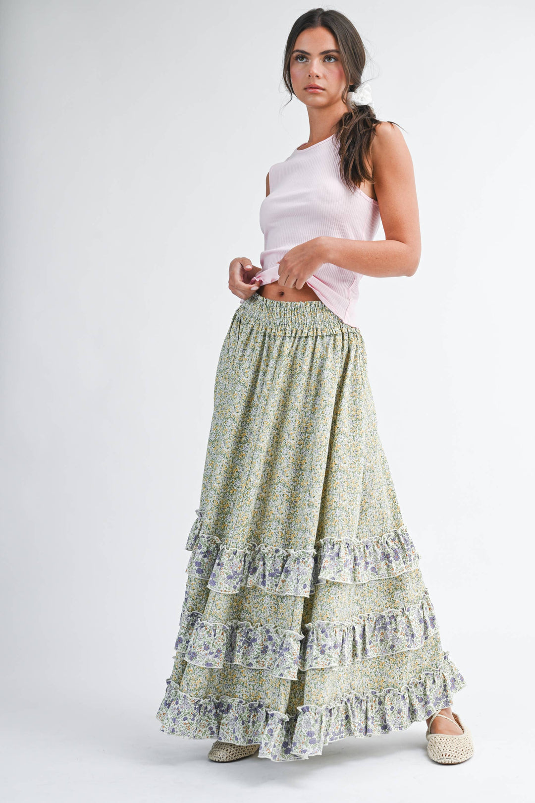 Kenz Floral Skirt - Baycreek & Co