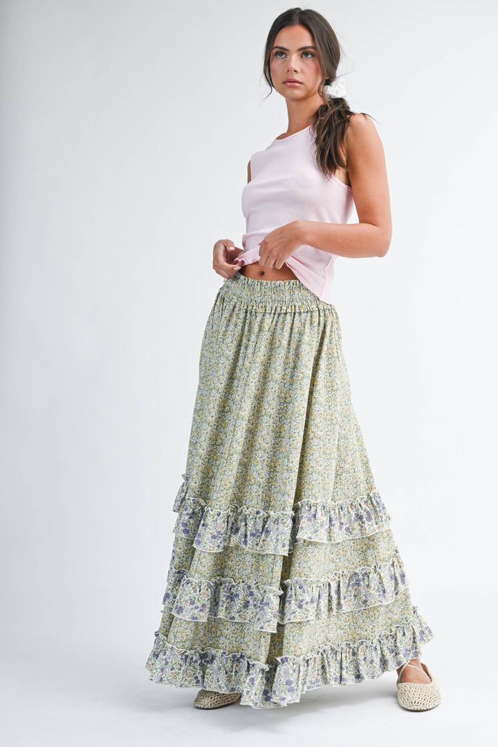 Kenz Floral Skirt - Baycreek & Co