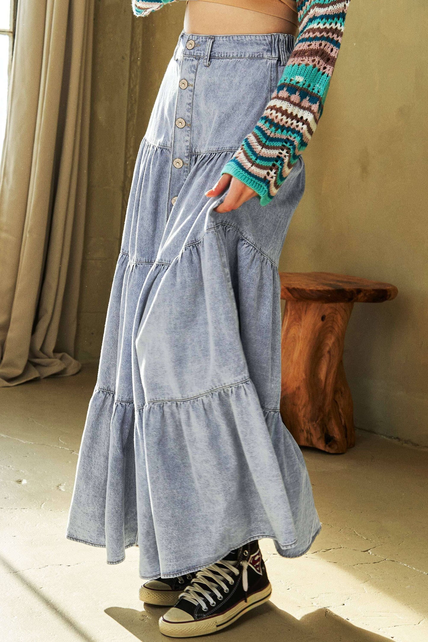 Darby Denim Skirt