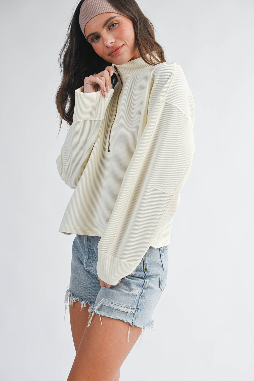 Olivia Half Zip Pullover - Baycreek & Co