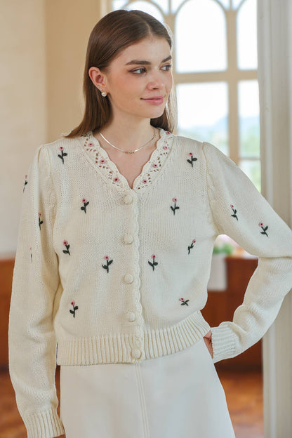 Lainey Button-Up Cardigan