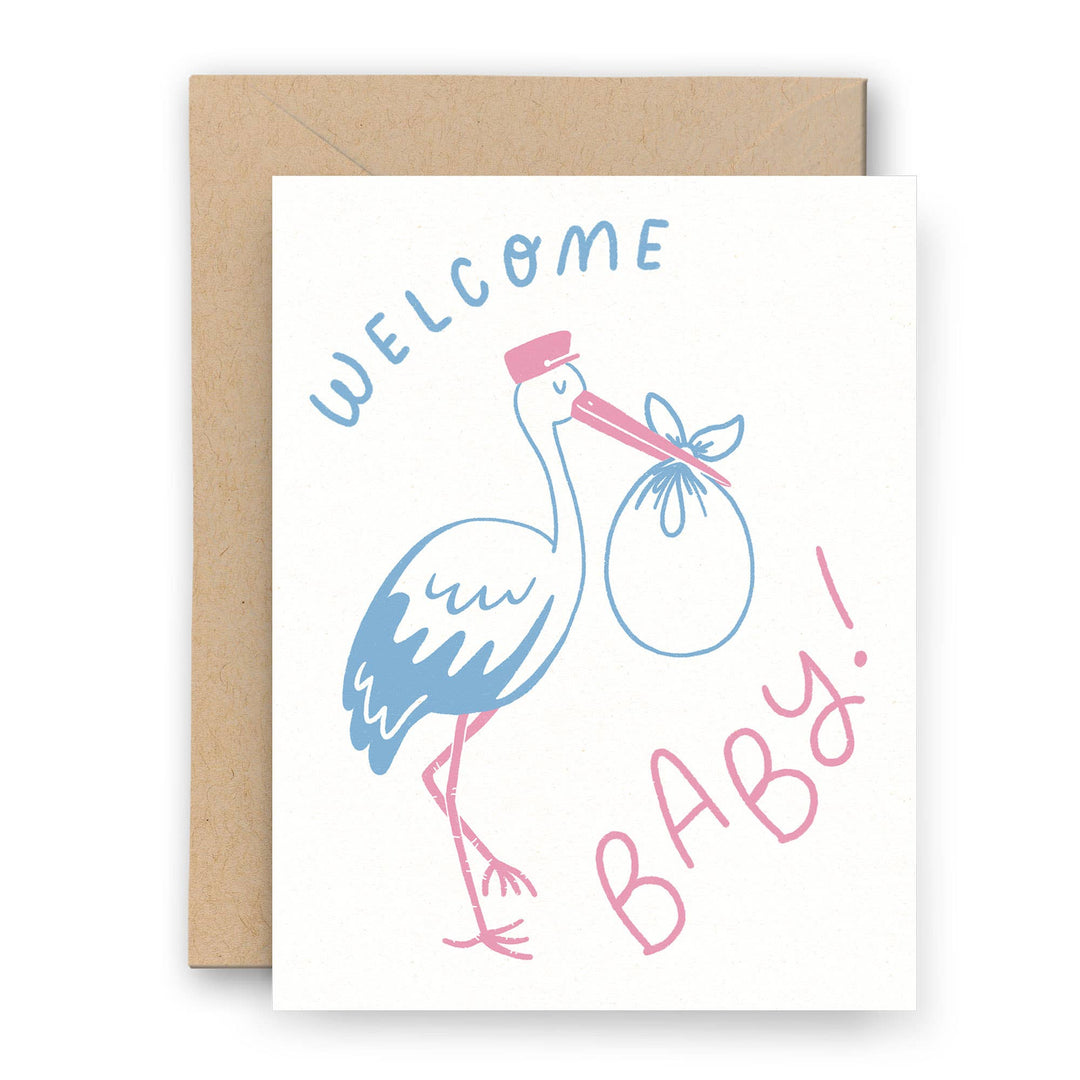 Welcome Baby! Stork Card - Baycreek & Co
