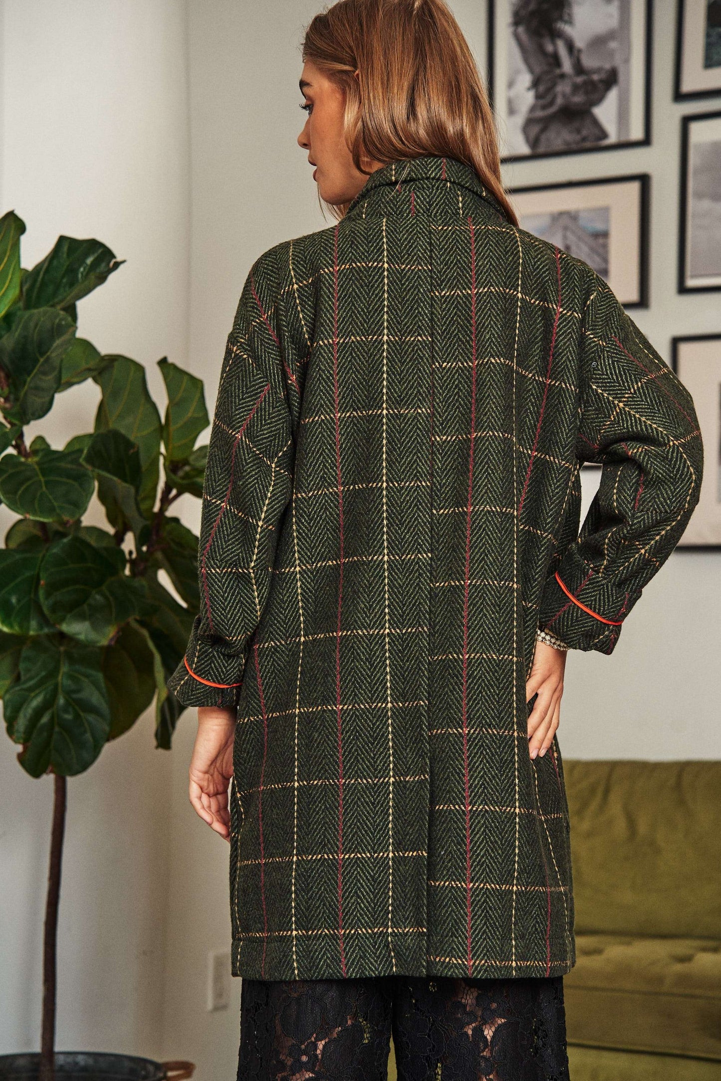 Mable Plaid Coat