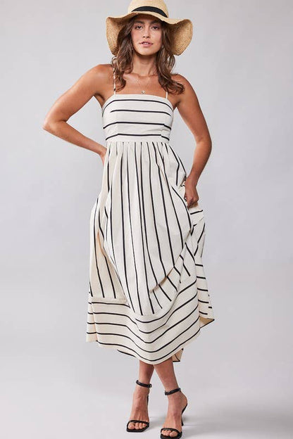 Black Stripe Dress