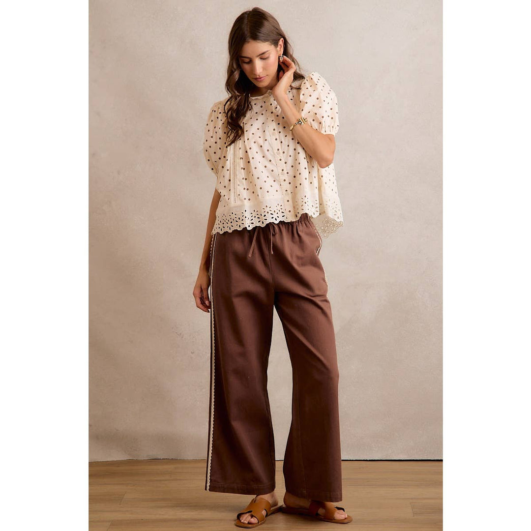PRESALE Polka Dot Lace Blouse