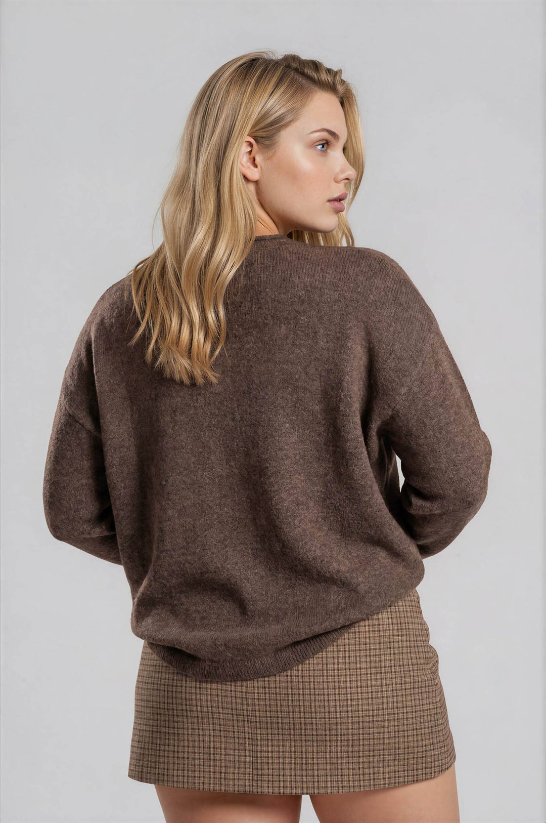 PLUS LIGHTWEIGHT BUTTON DOWN KNIT CARDIGAN - Baycreek & Co