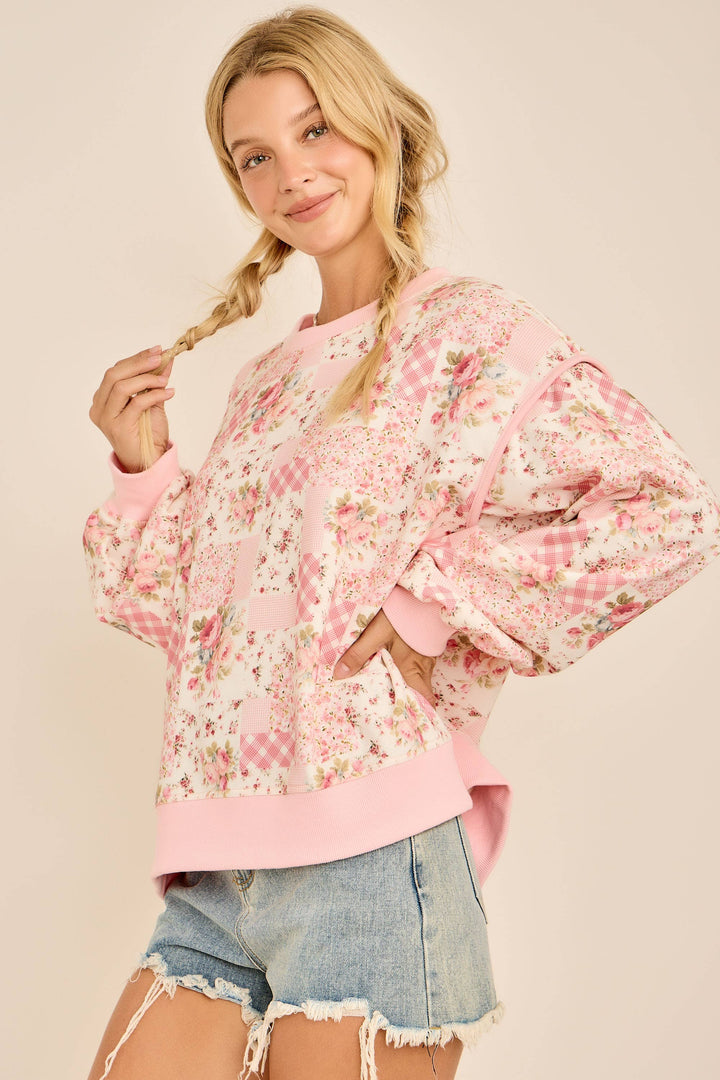 Poppy Flower Crewneck - Baycreek & Co