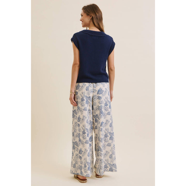 Tropical Wide Leg Pants - Baycreek & Co