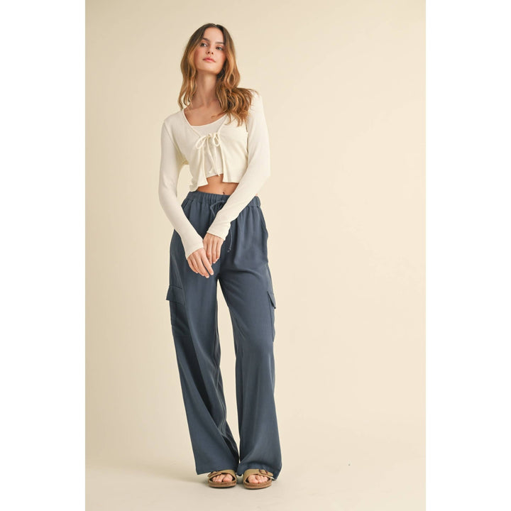 2 Piece Tank and Tye Sweater Top