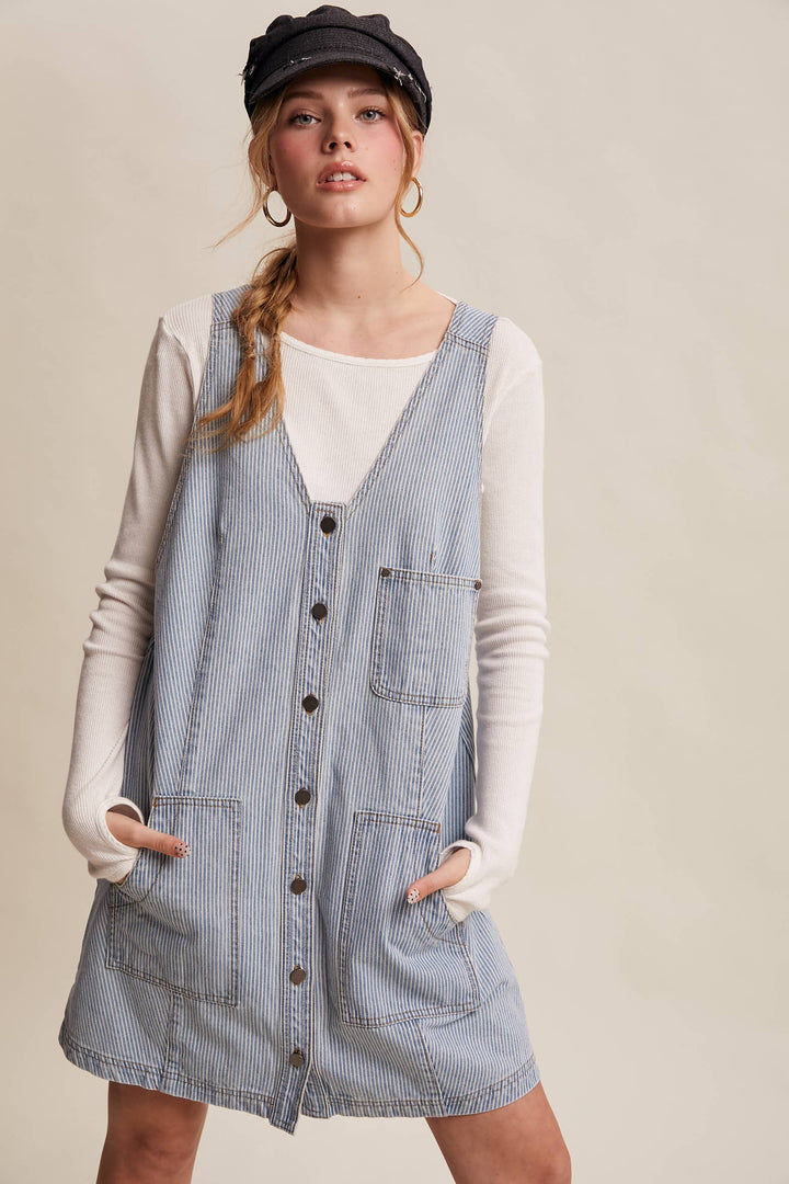 Railroad Days Denim Dress