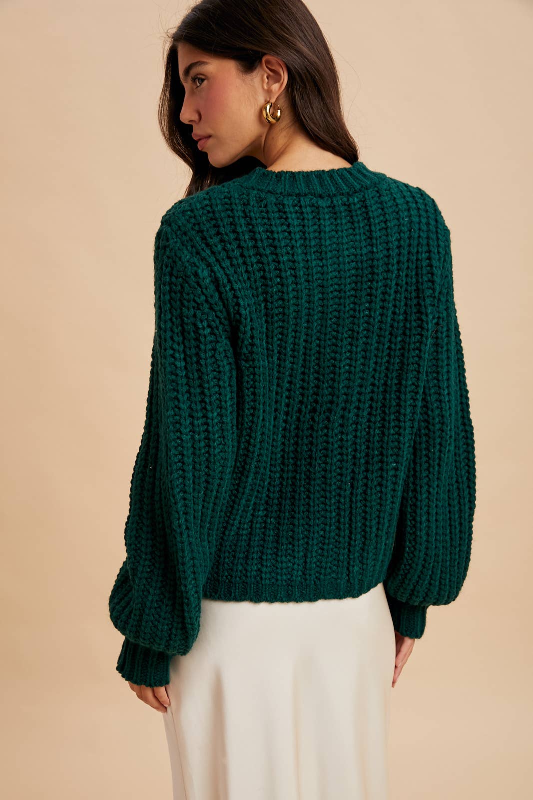 Evergreen Chunky Cardigan