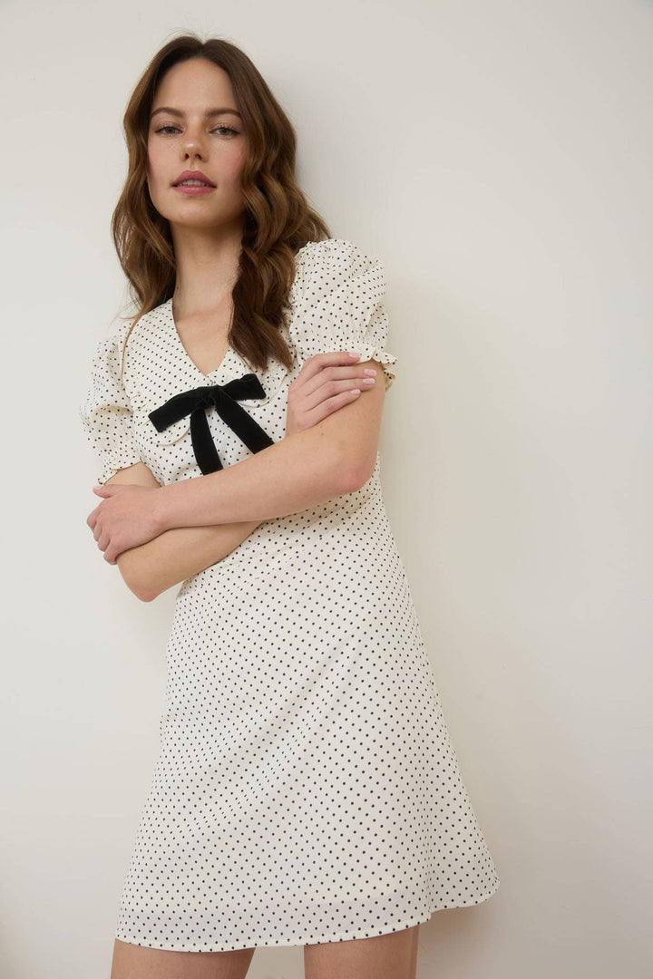 Polka Dot Midi Dress