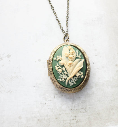 Lily of the Valley Locket