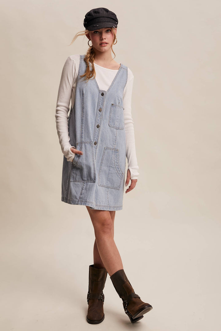 Railroad Days Denim Dress