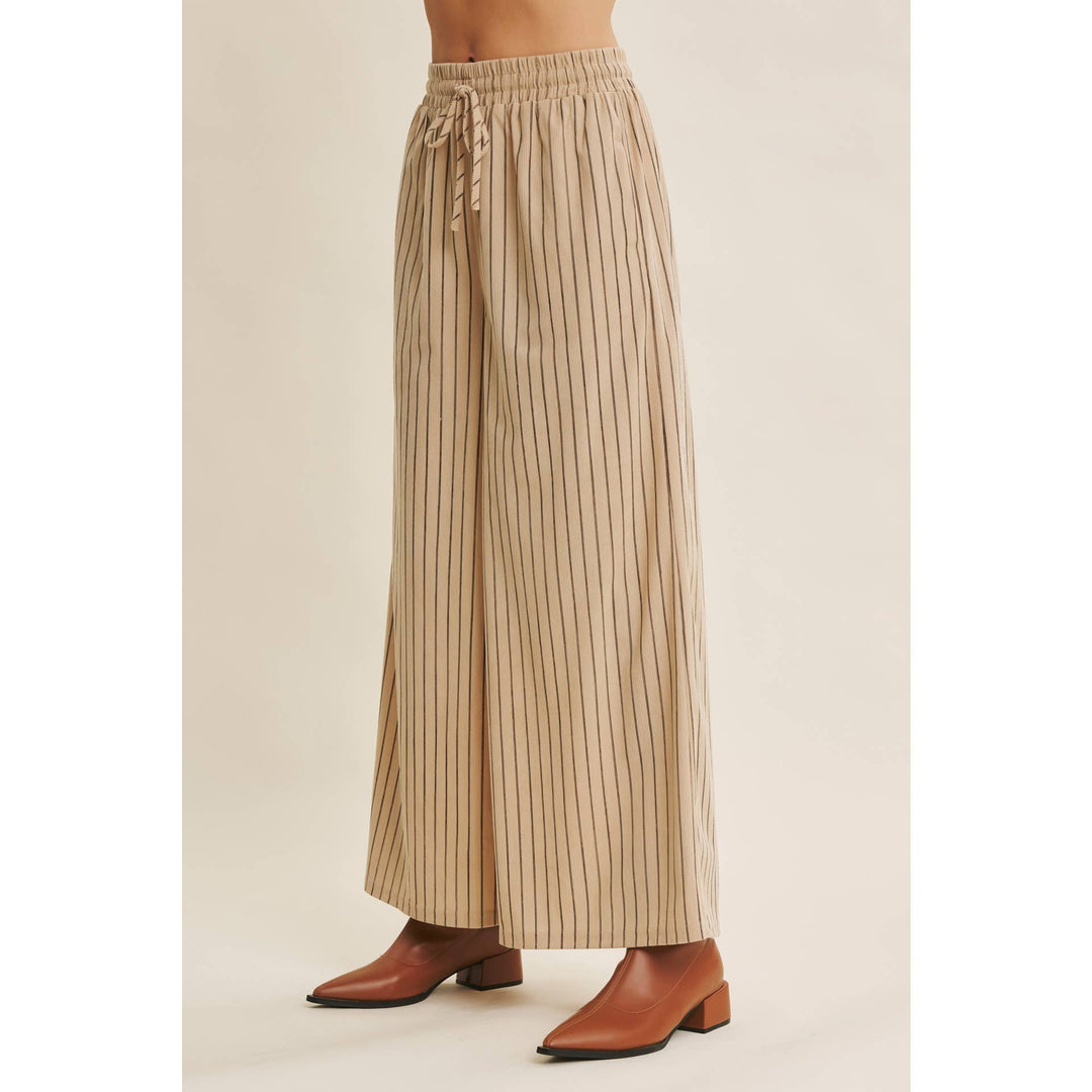 ENDLESSLY WEARABLE STRIPED CORDUROY COMFY WIDE-LEG PANTS - Baycreek & Co