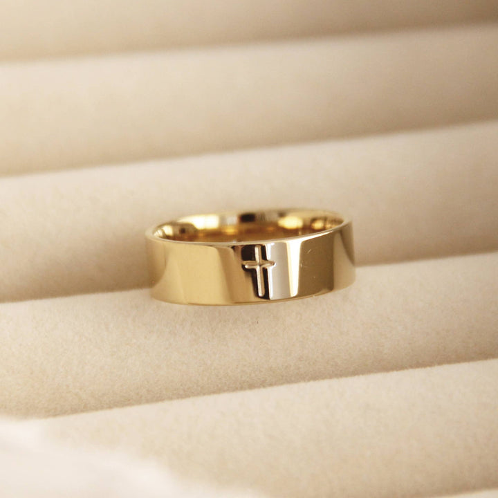 Kristen Cross Ring - Baycreek & Co