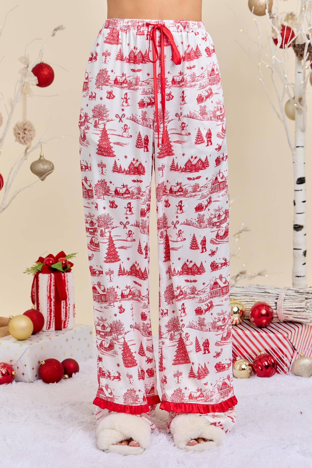 Festive Bow Pajama Set