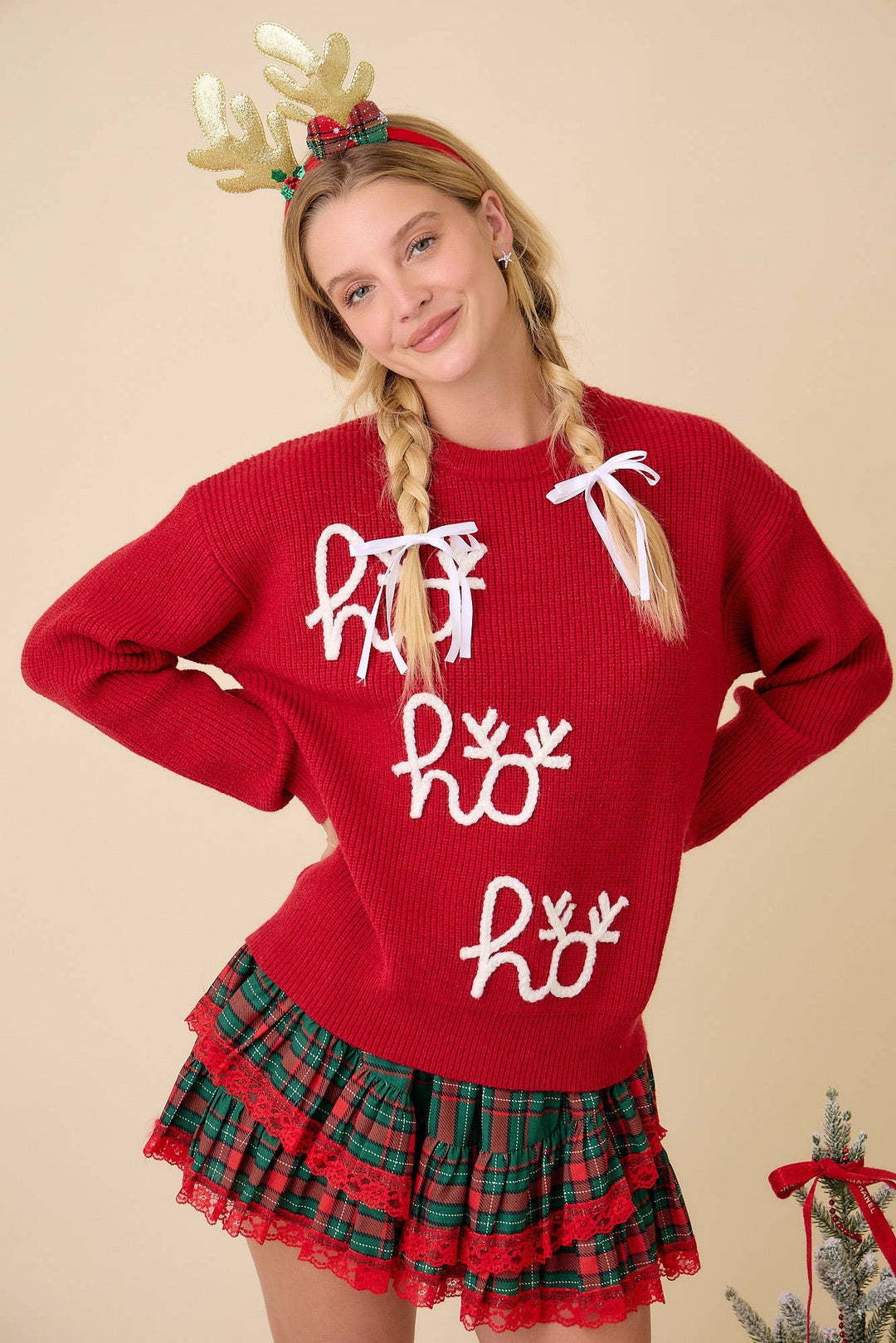 Ho Ho Ho Reindeer Sweater