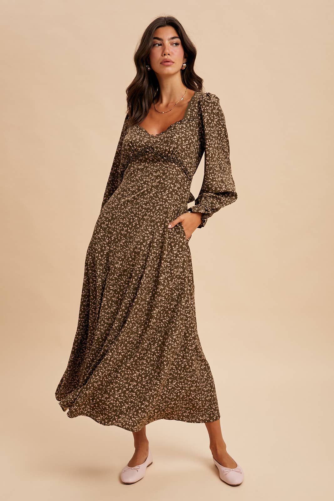 Kaylie Floral Maxi Dress