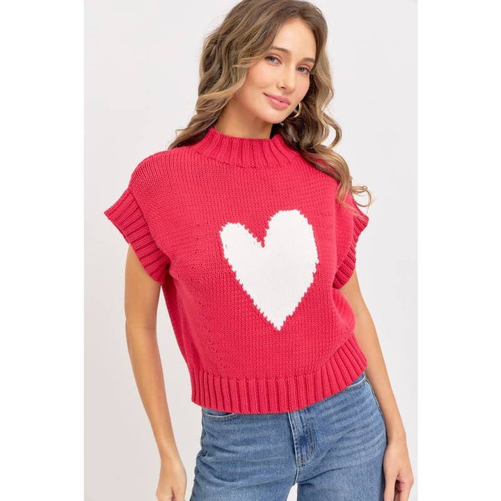 Valentine Mock Neck Sweater